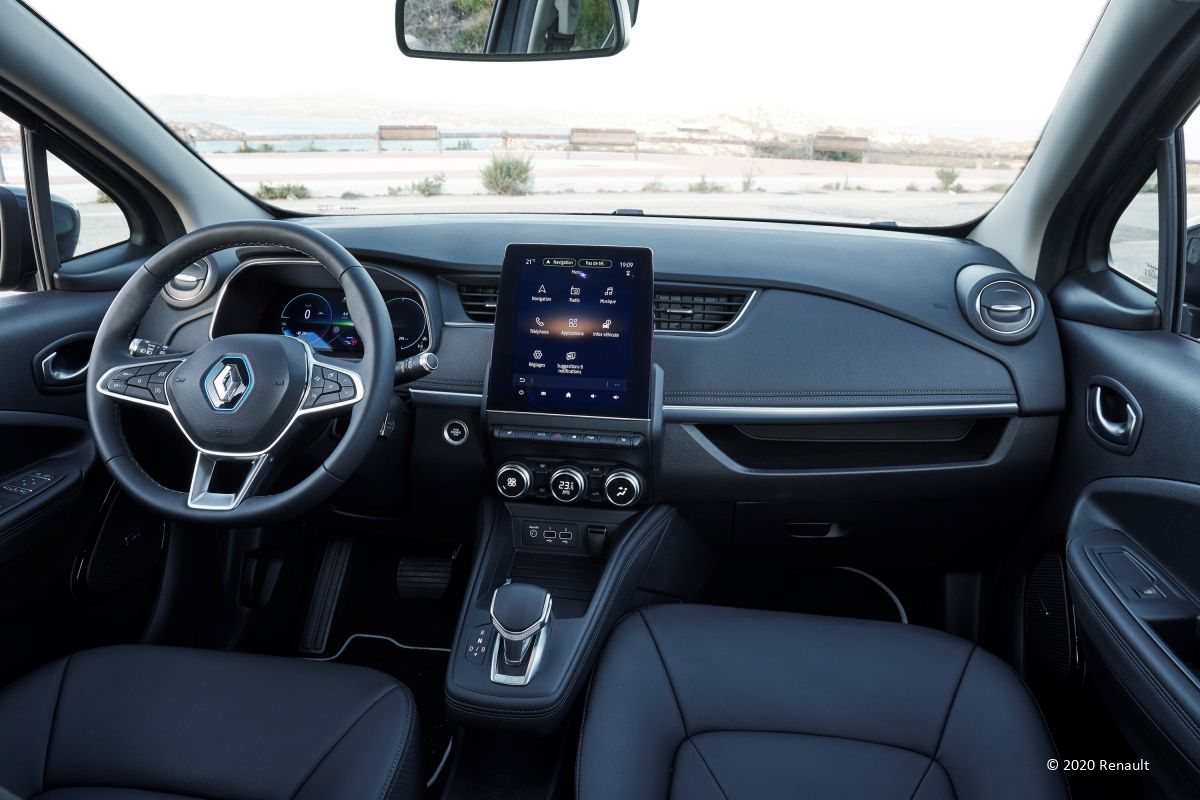 Neuwagen-Elektroauto-Carwondo-Testbericht-Renault-Zoe-2020-Interieur